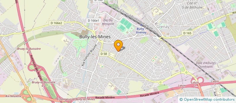 localisation de l'entreprise MADAME JENNIFER LECAILLE  BULLY-LES-MINES