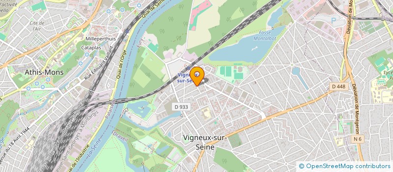 localisation de l'entreprise MADAME JENNIFER LECARDEZ à VIGNEUX-SUR-SEINE