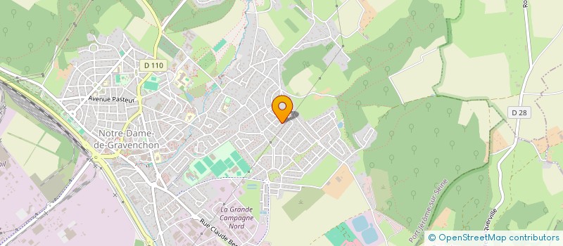 localisation de l'entreprise MADAME JENNIFER LECLERC  PORT-JEROME-SUR-SEINE