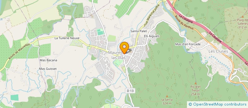 localisation de l'entreprise MADAME JENNIFER LECONTE  MAUREILLAS-LAS-ILLAS