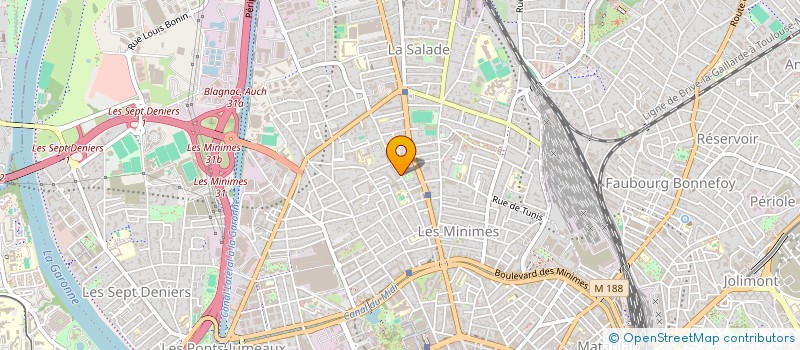 localisation de l'entreprise MADAME JENNIFER LEGERON  TOULOUSE