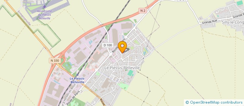 localisation de l'entreprise MADAME JENNIFER LEGRAND  LE PLESSIS-BELLEVILLE