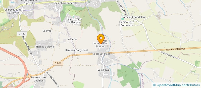 localisation de l'entreprise MADAME JENNIFER LEHOT  DIGOSVILLE