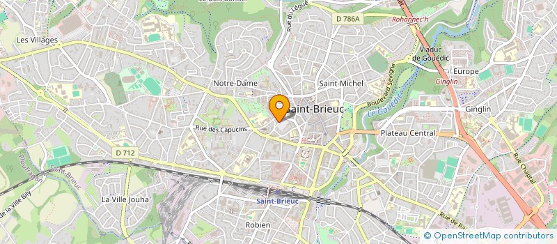 localisation de l'entreprise MADAME JENNIFER LELEUX  SAINT-BRIEUC