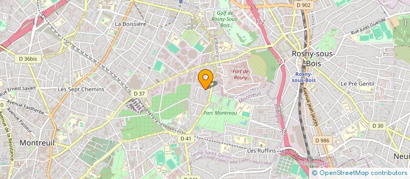 localisation de l'entreprise MADAME JENNIFER LEMAGNEN à MONTREUIL