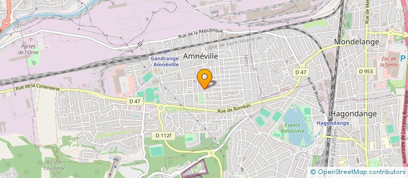 localisation de l'entreprise MADAME JENNIFER LEMOINE  AMNEVILLE