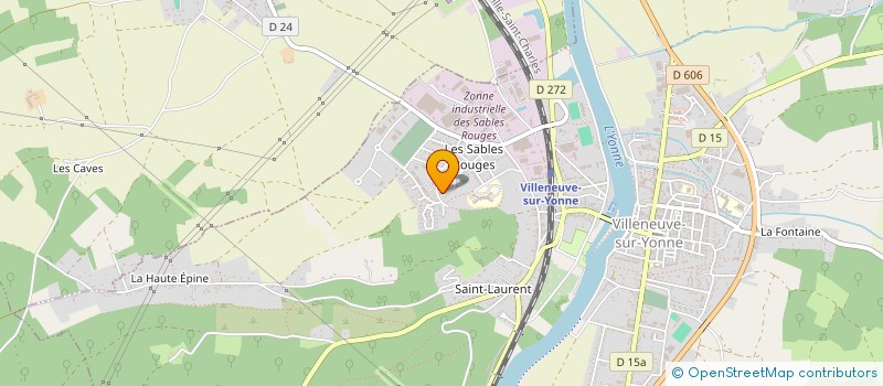 localisation de l'entreprise MADAME JENNIFER LEPLAE  VILLENEUVE-SUR-YONNE