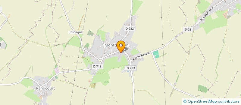 localisation de l'entreprise MADAME JENNIFER LEROY  MONTBREHAIN