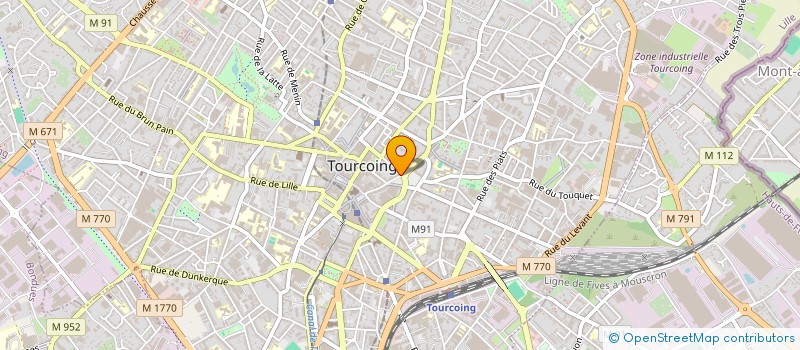 localisation de l'entreprise MADAME JENNIFER LESAGE  TOURCOING