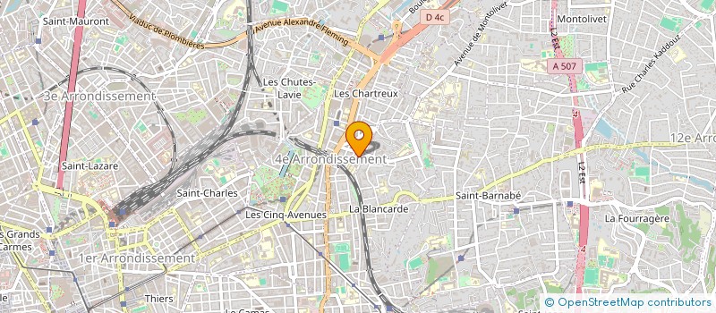 localisation de l'entreprise MADAME JENNIFER LESCAROUX à MARSEILLE