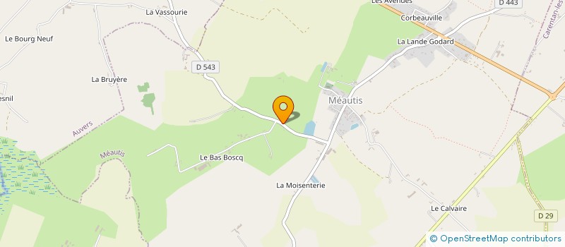 localisation de l'entreprise MADAME JENNIFER LETERRIER  MEAUTIS