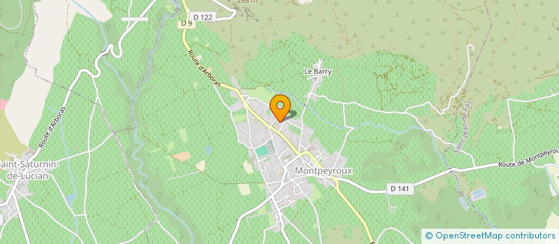 localisation de l'entreprise MADAME JENNIFER LIGONNIERE  MONTPEYROUX