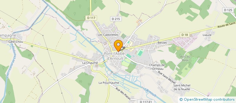 localisation de l'entreprise MADAME JENNIFER LISPONT  PONT-L'ABBE-D'ARNOULT