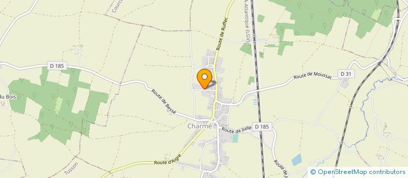 localisation de l'entreprise MADAME JENNIFER LOUISE MASON  CHARME