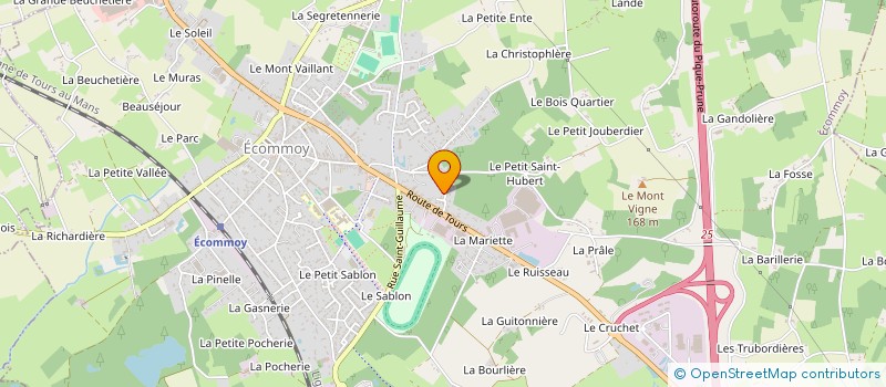 localisation de l'entreprise MADAME JENNIFER MAILLARD  SAINT MARS D OUTILLE