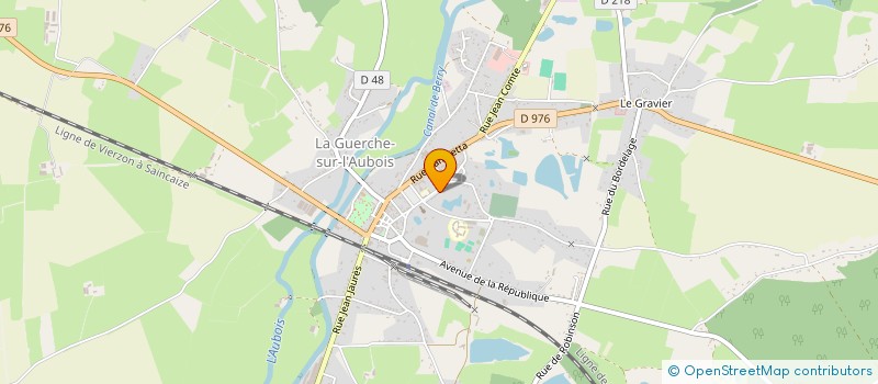 localisation de l'entreprise MADAME JENNIFER MALET  LA GUERCHE-SUR-L'AUBOIS