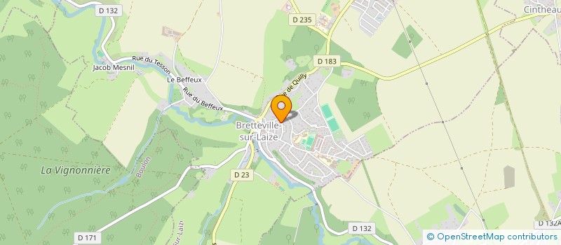 localisation de l'entreprise MADAME JENNIFER MARAIS  BRETTEVILLE-SUR-LAIZE