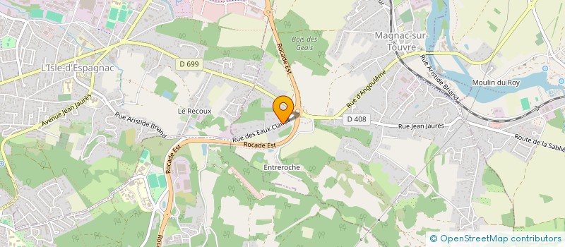 localisation de l'entreprise MADAME JENNIFER MARCQ  MAGNAC-SUR-TOUVRE