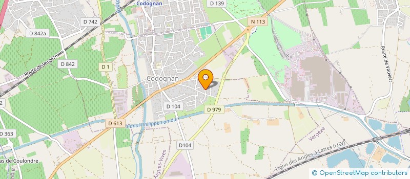 localisation de l'entreprise MADAME JENNIFER MARINO  CODOGNAN