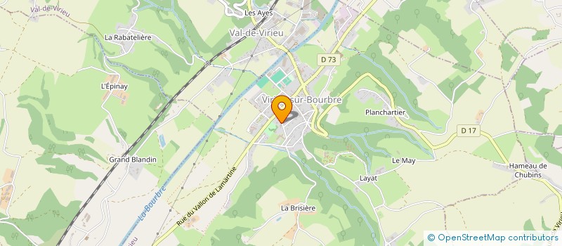 localisation de l'entreprise MADAME JENNIFER MARTINS ESTEVES  VAL-DE-VIRIEU