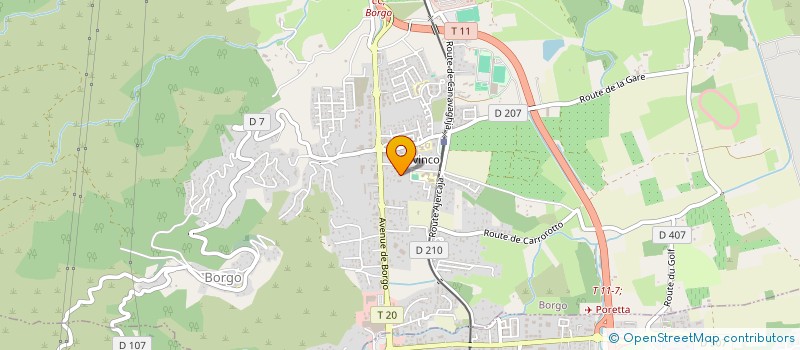 localisation de l'entreprise MADAME JENNIFER MARTINUZZI  SAN NICOLAO