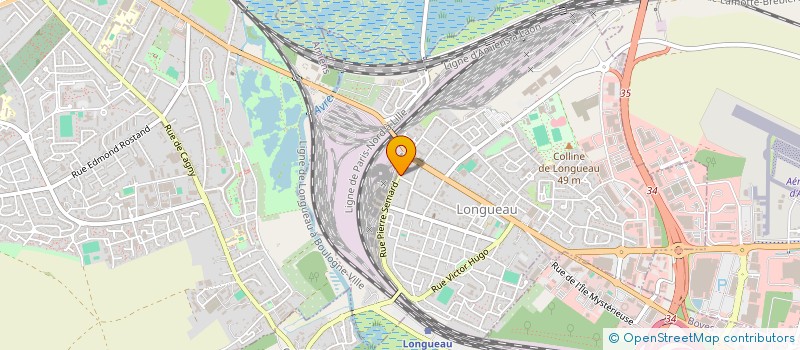 localisation de l'entreprise MADAME JENNIFER MASSALON  LONGUEAU