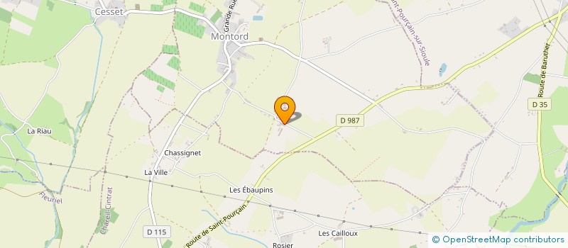 localisation de l'entreprise MADAME JENNIFER MASSE à PARAY-SOUS-BRIAILLES