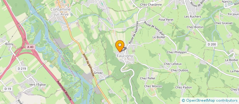 localisation de l'entreprise MADAME JENNIFER MATAS  FAUCIGNY