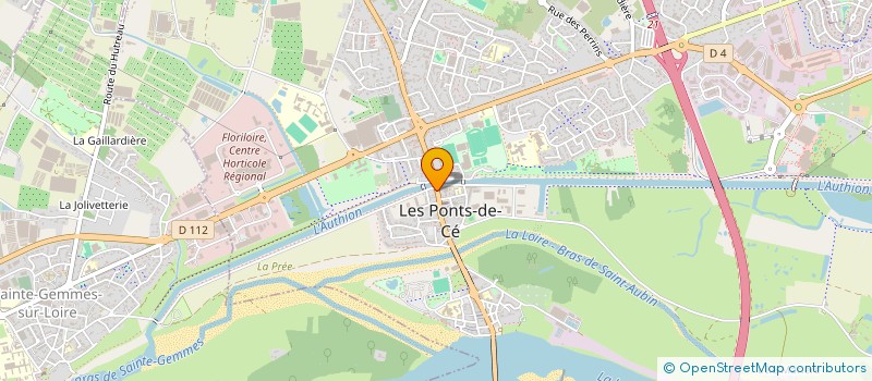 localisation de l'entreprise MADAME JENNIFER MATHIEU  LES PONTS-DE-CE