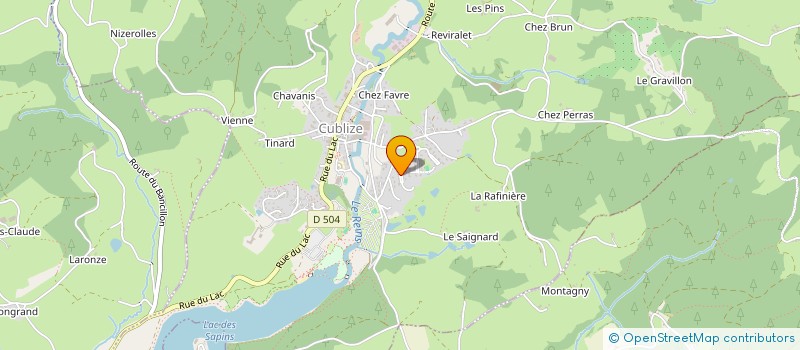 localisation de l'entreprise MADAME JENNIFER MATI  CUBLIZE