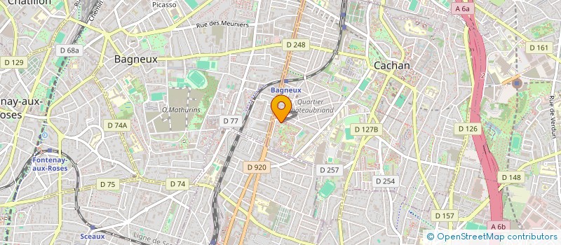 localisation de l'entreprise MADAME JENNIFER MAYALA NDONZUAO  CACHAN