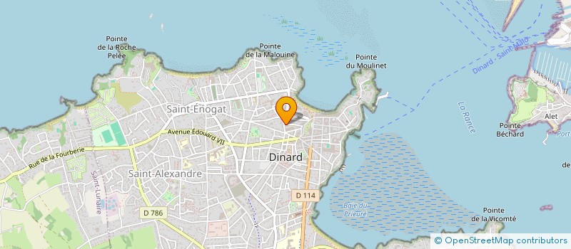 localisation de l'entreprise MADAME JENNIFER MAYOL  DINARD