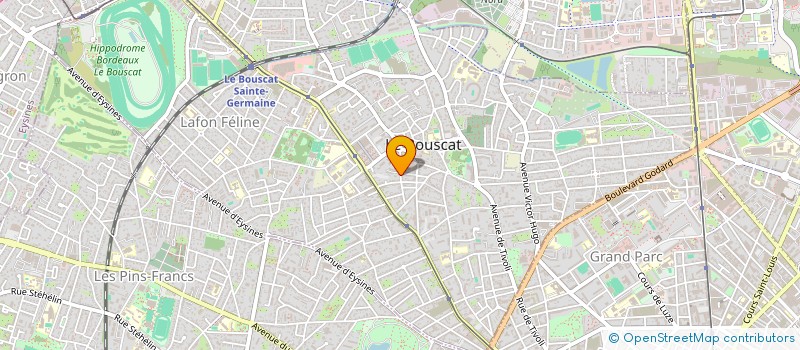 localisation de l'entreprise MADAME JENNIFER MAZET  LE BOUSCAT