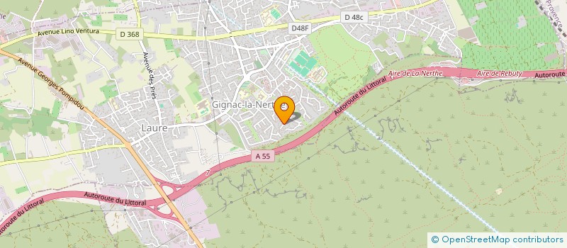 localisation de l'entreprise MADAME JENNIFER MAZZIERLI  GIGNAC-LA-NERTHE