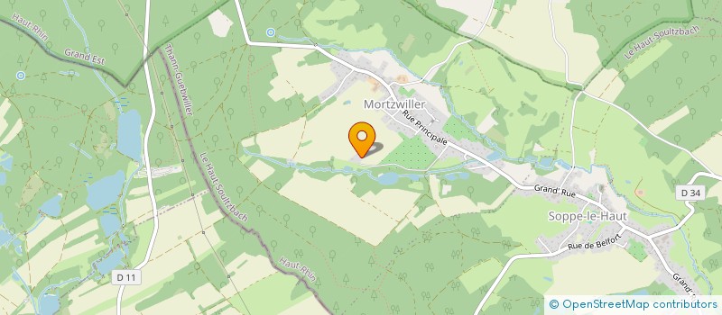 localisation de l'entreprise MADAME JENNIFER MEGRE  LE HAUT SOULTZBACH