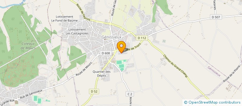 localisation de l'entreprise MADAME JENNIFER MELLINA à GENISSIEUX