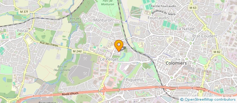 localisation de l'entreprise MADAME JENNIFER MENGUE NDONG à COLOMIERS