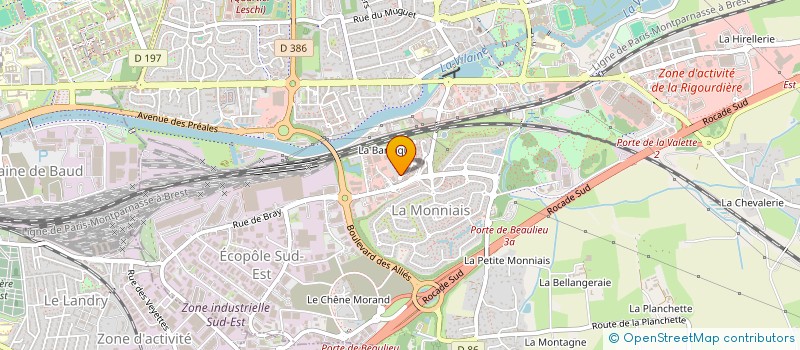 localisation de l'entreprise MADAME JENNIFER MENGUY à CESSON-SEVIGNE