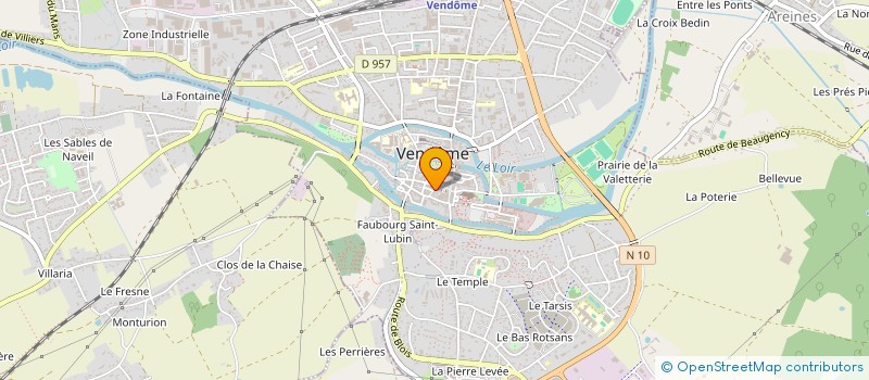 localisation de l'entreprise MADAME JENNIFER MEUNIER  VENDOME