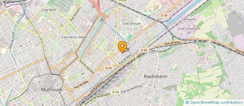 localisation de l'entreprise MADAME JENNIFER MEYER  MULHOUSE