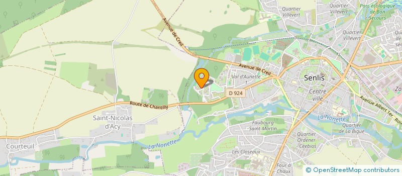 localisation de l'entreprise MADAME JENNIFER MEYEUR  SENLIS