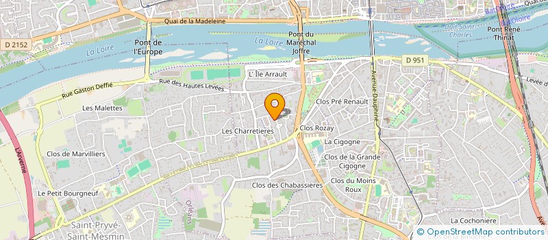 localisation de l'entreprise MADAME JENNIFER MOGISSE à ORLEANS