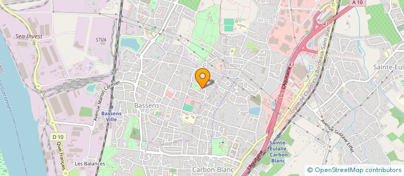 localisation de l'entreprise MADAME JENNIFER MONIZ DEL CASTILLO  BASSENS