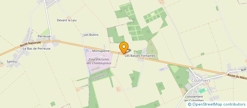 localisation de l'entreprise MADAME JENNIFER MOREAU  COULMIERS