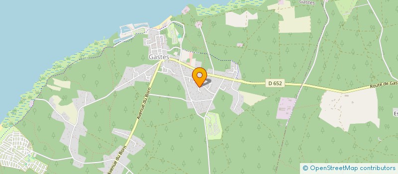 localisation de l'entreprise MADAME JENNIFER MOREAU  GASTES