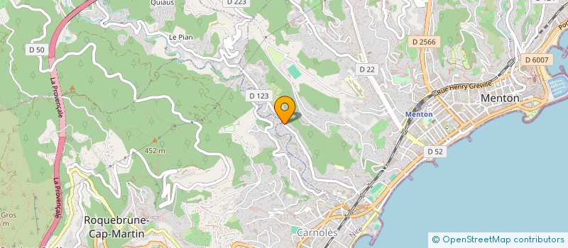 localisation de l'entreprise MADAME JENNIFER MOREL  MENTON