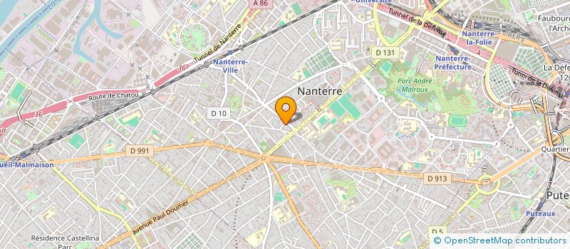 localisation de l'entreprise MADAME JENNIFER MORGADO DA SILVA à NANTERRE