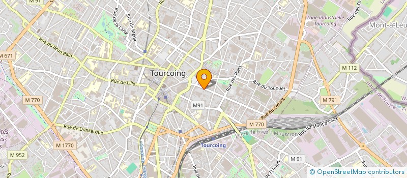 localisation de l'entreprise MADAME JENNIFER MRAD  TOURCOING