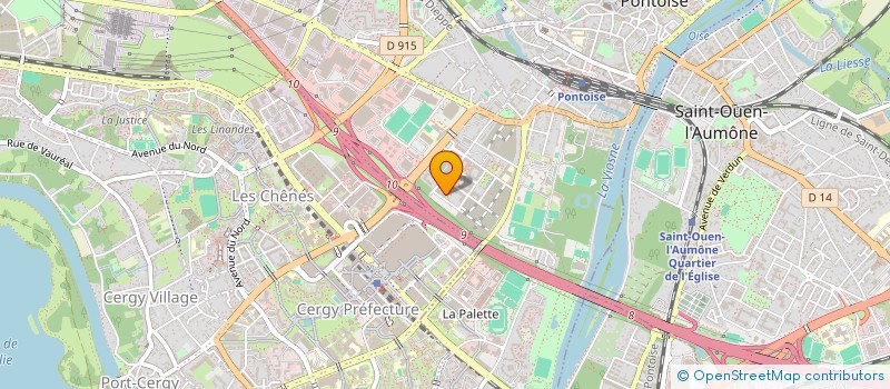 localisation de l'entreprise MADAME JENNIFER MUKOKA  PONTOISE