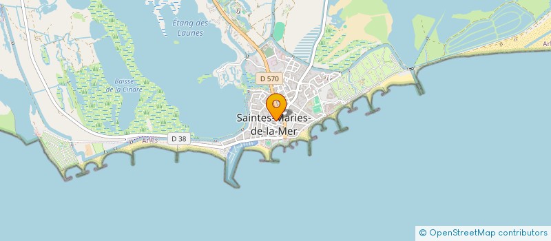 localisation de l'entreprise MADAME JENNIFER MULLER à SAINTES-MARIES-DE-LA-MER